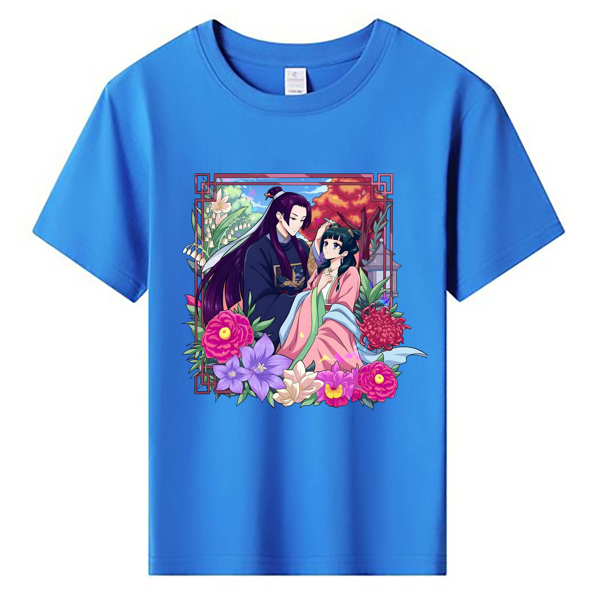 （画像用） 薬屋のひとりごと The Apothecary Diaries 綿100％キッズTシャツ（フロントプリント）